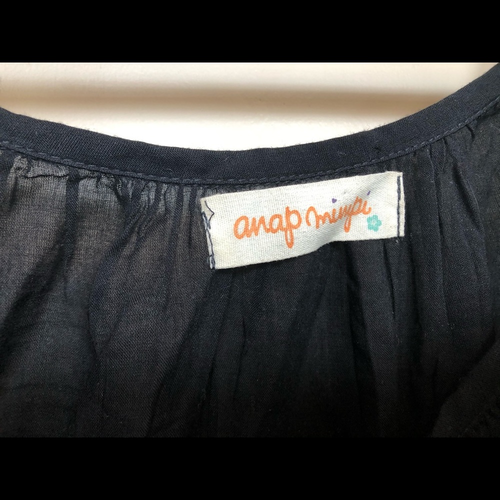 Cute Ruffle Black Tank - Picture 3 of 3